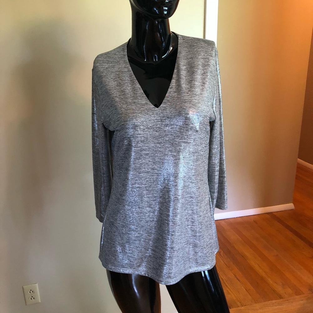 INC Silver Shirt, XL